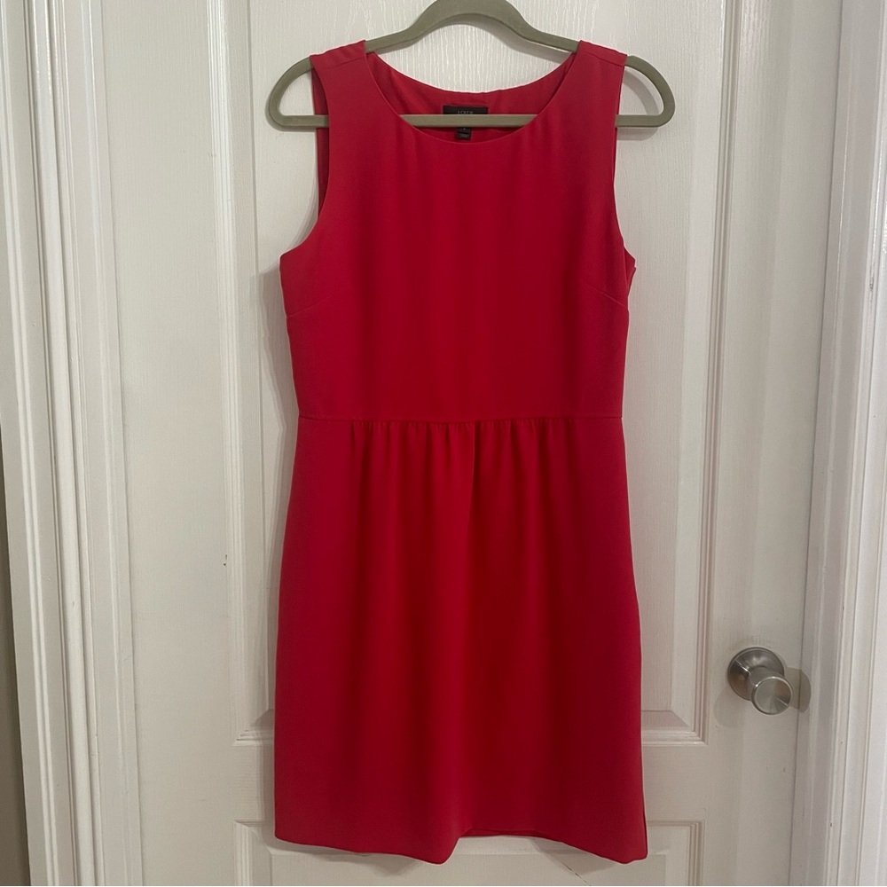 J.Crew Women's CHERRY RED Classic Dress Size 8